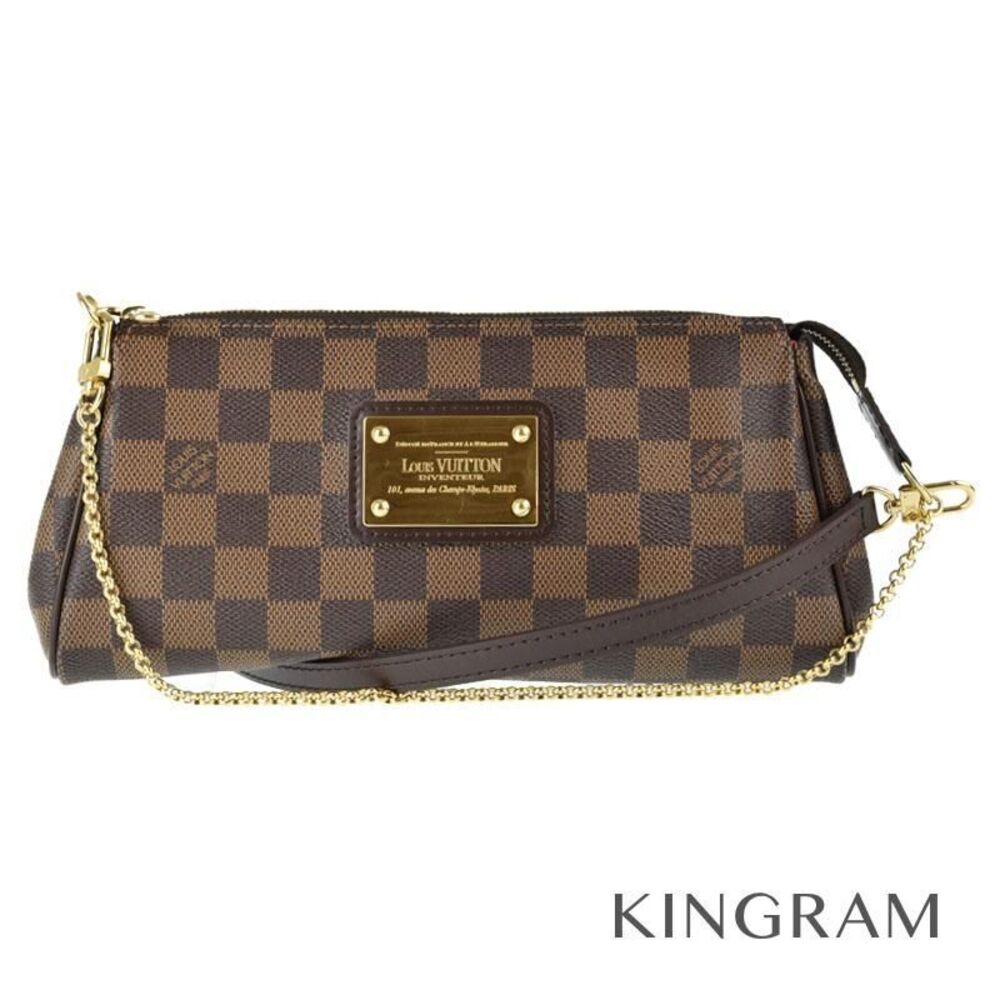 Louis Vuitton Damier Eva Ebene Brown Shoulder Bag